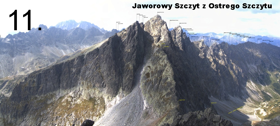 panorama z Ostrego Szczytu